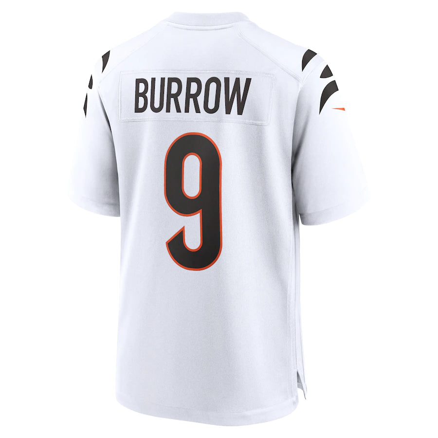 Cincinnati Bengals Nike Game Road Jersey - White - Joe Burrow - Mens