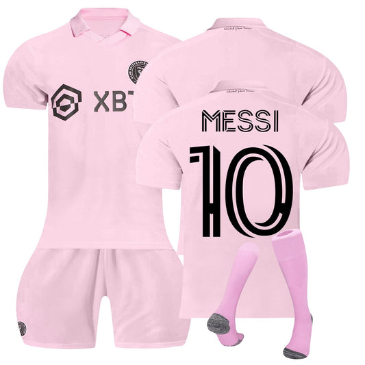 Messi #10 Inter Miami CF 22/23 Home Jersey Set - Youth