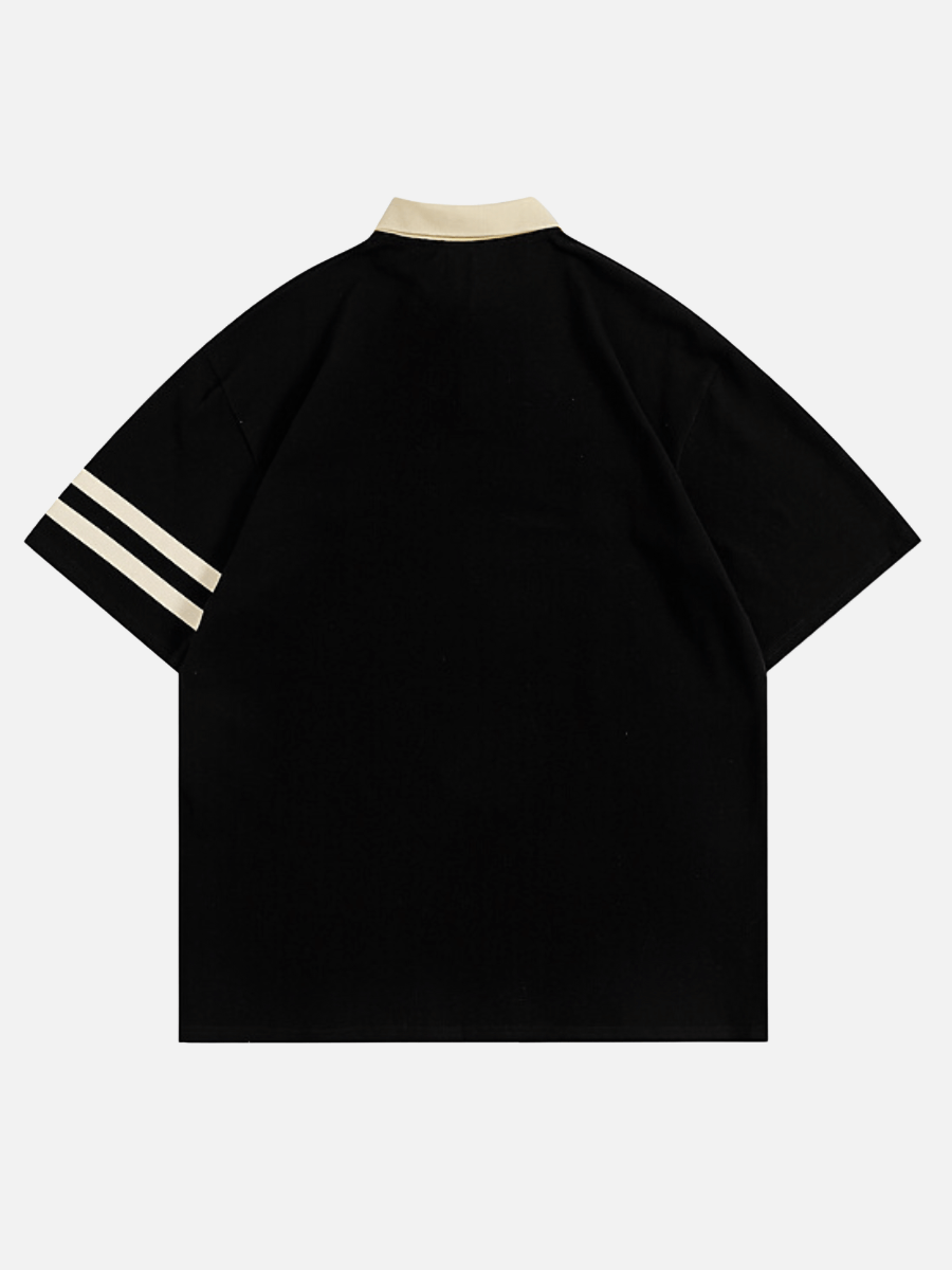 CERECORY Oversized Polo Shirt