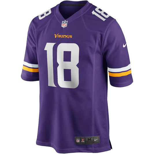 Mens Minnesota Vikings Justin Jefferson NFL Home American Football Jersey