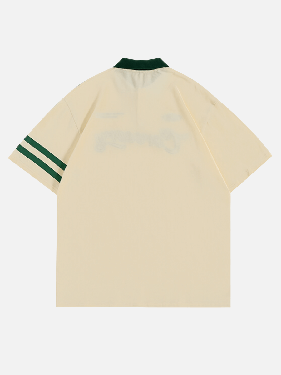 CERECORY Oversized Polo Shirt